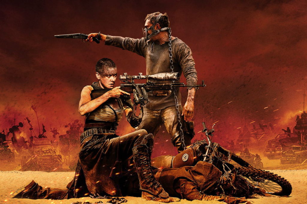 تام هاردی و شارلیز ترون در Mad Max: Fury Road به عنوان یکی از ویژه‌ترین فیلم های آخرالزمانی هنرنمایی کرده‌اند.