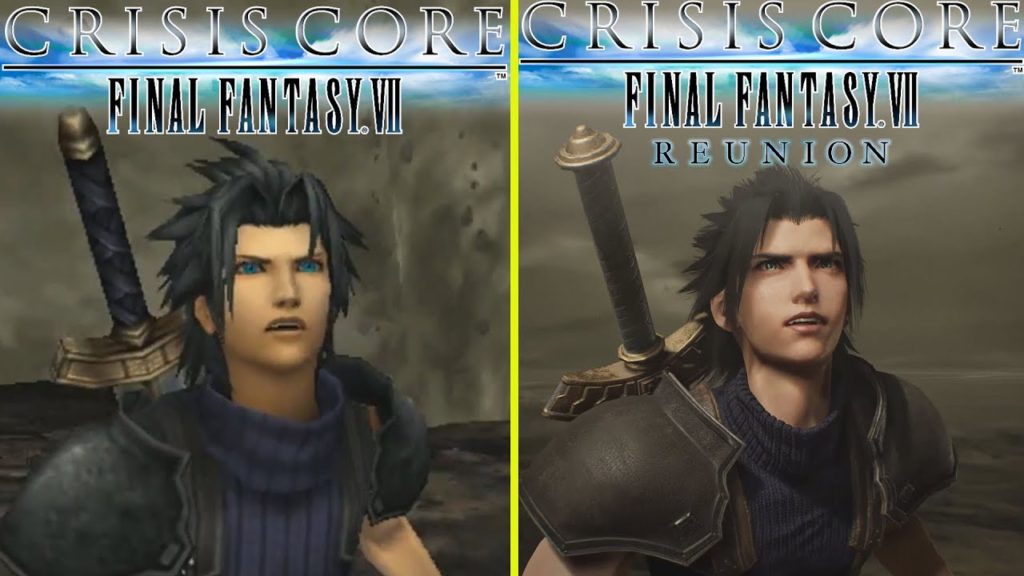 Crisis Core Comparison between Original Version and Remaster 