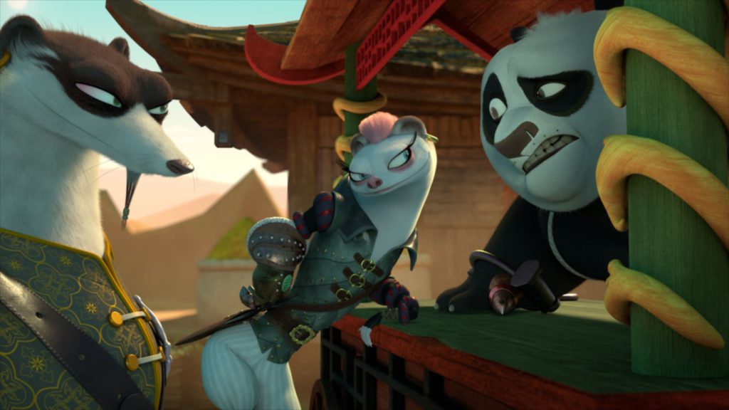 نمایی از مجموعه Kung Fu Panda: The Dragon Knight