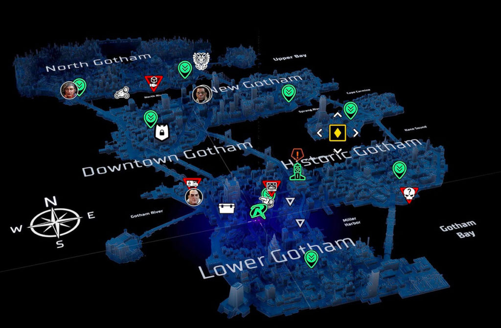 اولین تصویر از نقشه بازی Gotham Knights منتشر شد - ویجیاتو