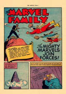 بلک آدام در شماره ۱ کمیک The Marvel Family (برای دیدن سایز کامل روی تصویر کلیک/تپ کنید)