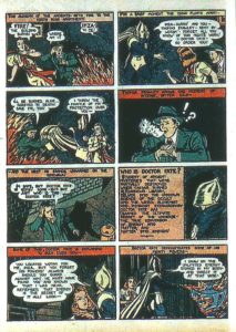دکتر فیت در شماره ۵۵ کمیک More Fun Comics (برای دیدن سایز کامل روی تصویر کلیک/تپ کنید)