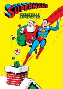 کاور کمیک کمیک Superman's Christmas Adventure (برای دیدن سایز کامل روی تصویر کلیک/تپ کنید)