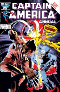 کاور شماره ۸ کمیک Captain America Annual (برای دیدن سایز کامل روی تصویر کلیک/تپ کنید)