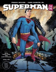 کاور شماره ۱ کمیک Superman: Year One (برای دیدن سایز کامل روی تصویر کلیک/تپ کنید)