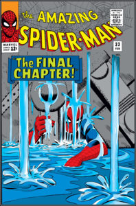 کاور شماره ۳۳ کمیک The Amazing Spider-Man (برای دیدن سایز کامل روی تصویر کلیک/تپ کنید)