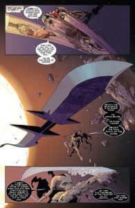 نکروسورد تماماً سیاه در شماره ۲ کمیک King Thor (برای دیدن سایز کامل روی تصویر کلیک/تپ کنید)