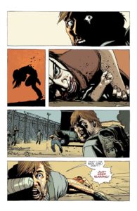 کشته شدن لوری و جودیث در شماره ۴۸ کمیک The Walking Dead Deluxe (برای دیدن سایز کامل روی تصویر کلیک/تپ کنید)