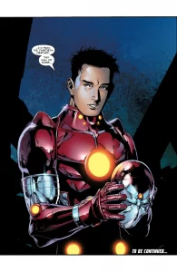 آیرون لد در شماره ۱ کمیک Young Avengers (برای دیدن سایز کامل روی تصویر تپ/کلیک کنید)