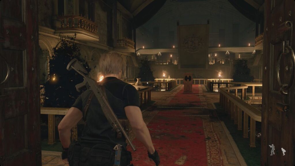 Resident Evil 4 Remake the Water hall