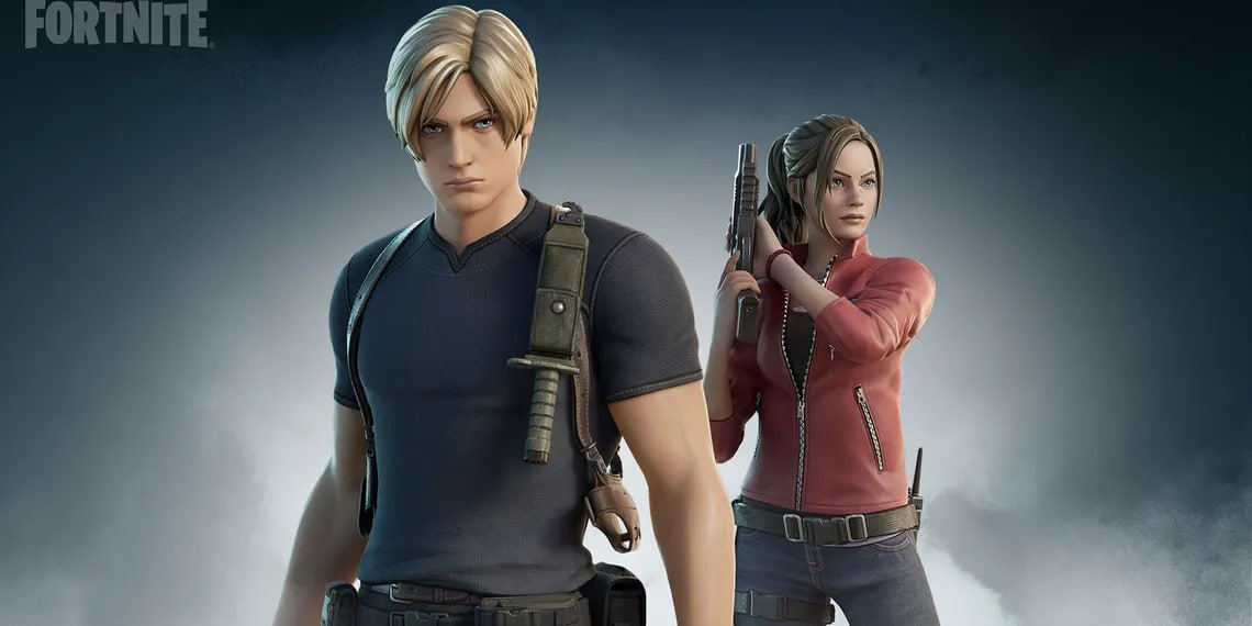 لئون کندی و کلر ردفیلد از سری Resident Evil به فورتنایت اضافه شدند