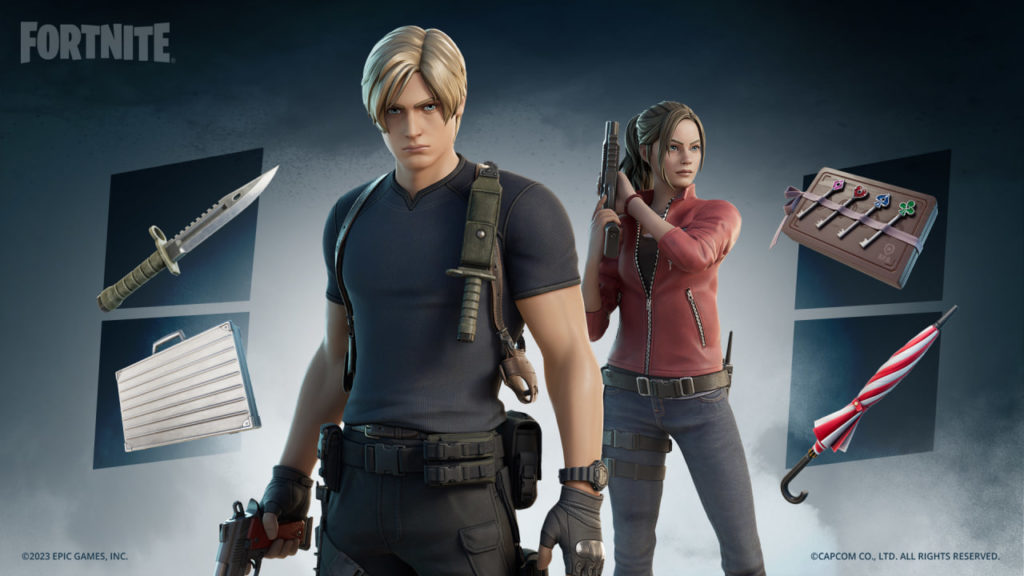 لئون کندی و کلر ردفیلد از سری Resident Evil به فورتنایت اضافه شدند - ویجیاتو