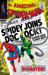 کاور شماره ۵۶ کمیک The Amazing Spider-Man (برای دیدن سایز کامل روی تصویر تپ/کلیک کنید)