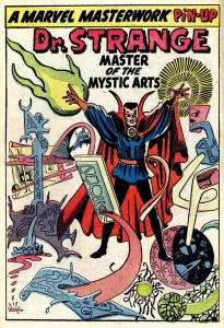 دکتر استرنج  در شماره ۱۲۸ کمیک Strange Tales (برای دیدن سایز کامل روی تصویر تپ/کلیک کنید)