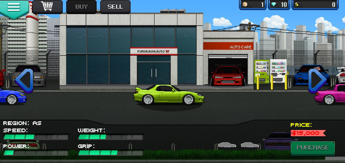 Pixel Car Racer