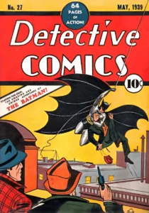 کاور شماره‌ی ۲۷ کمیک Detective Comics (یرای دیدن سایز کامل روی تصویر تپ/کلیک کنید)
