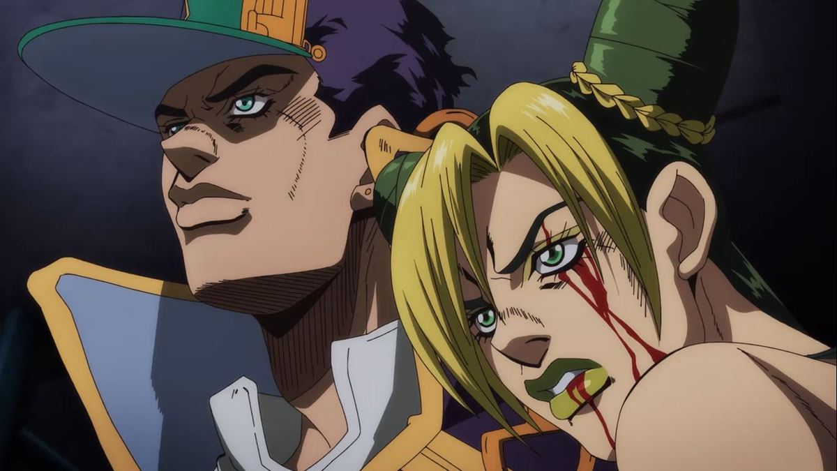 نمایی از انیمه JoJo's Bizzare Adventure: Stone Ocean