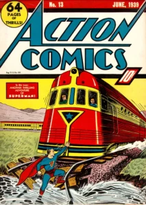 کاور شماره‌ی ۱۳ کمیک Action Comics (یرای دیدن سایز کامل روی تصویر تپ/کلیک کنید)