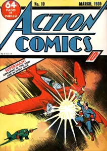 کاور شماره‌ی ۱۰ کمیک Action Comics (یرای دیدن سایز کامل روی تصویر تپ/کلیک کنید)
