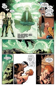 دکتر استرنج در شماره ۲ کمیک New Avengers (برای دیدن سایز کامل روی تصویر تپ/کلیک کنید)