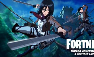 کراساوور بازی Fortnite و اتک آن تایتان