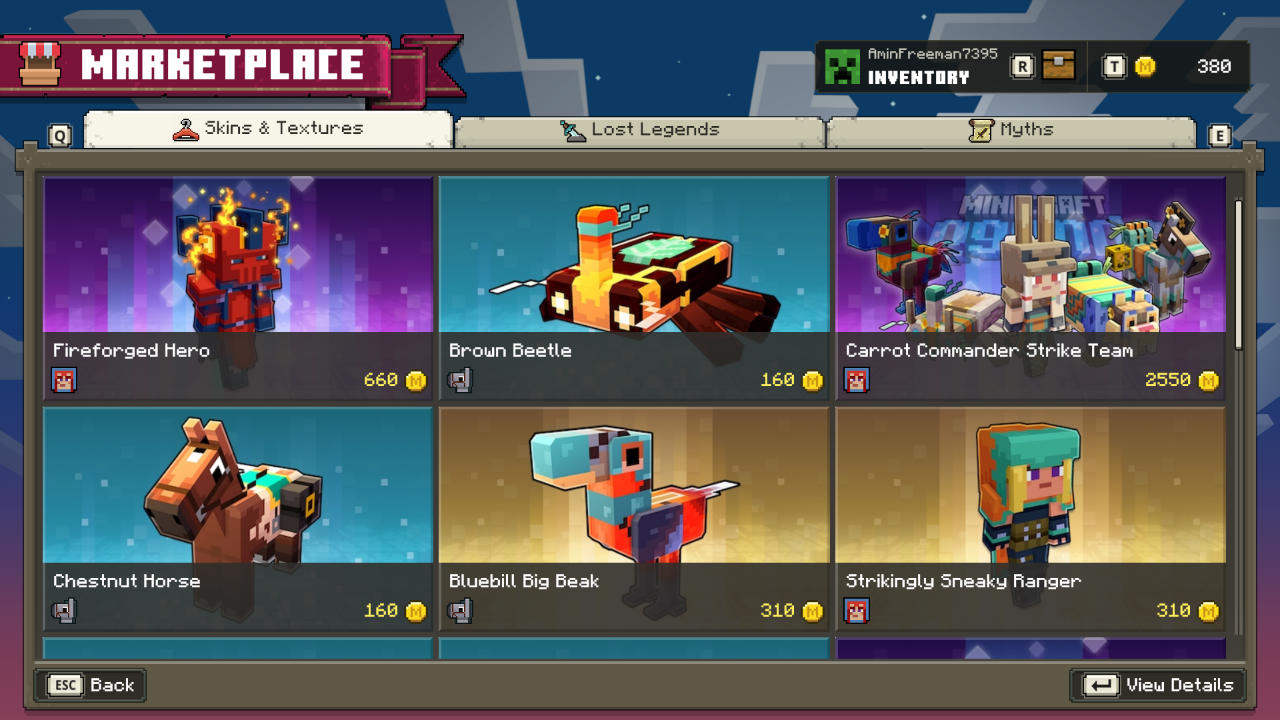 بررسی بازی Minecraft Legends