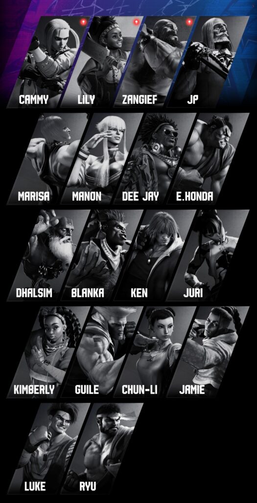 Street Fighter 6 Characters 