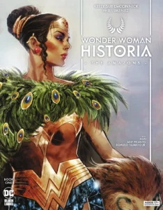 کاور شماره‌ی ۱ کمیک Wonder Woman Historia: The Amazons (برای دیدن سایز کامل روی تصویر تپ/کلیک کنید)