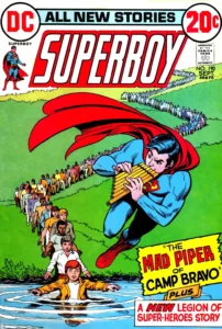 کاور شماره‌ی ۱۹۰ کمیک Superboy (برای دیدن سایز کامل روی تصویر تپ/کلیک کنید)