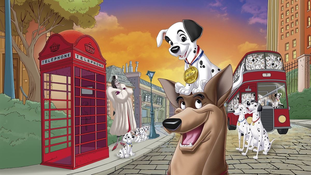 تصویری از انیمیشن صد و یک سگ خالدار