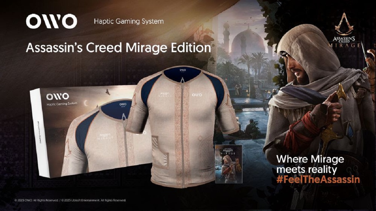 بازی Assassin’s Creed Mirage یک لباس هپتیک دریافت می‌کند