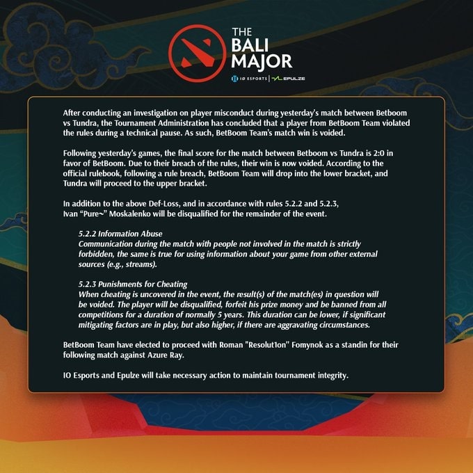 گزارش روز دوم دور حذفی رویداد میجور دوتا ۲ بالی - ویجیاتو