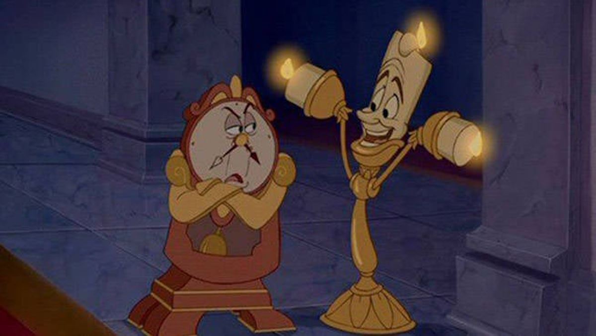 تصویری از Lumiere and Cogsworth از انیمیشن Beauty and the Beast