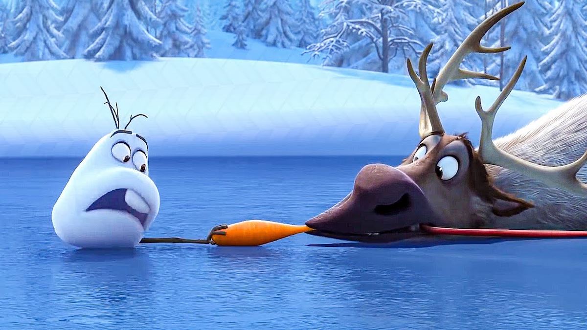 تصویری از شخصیت Sven از انیمیشن Frozen