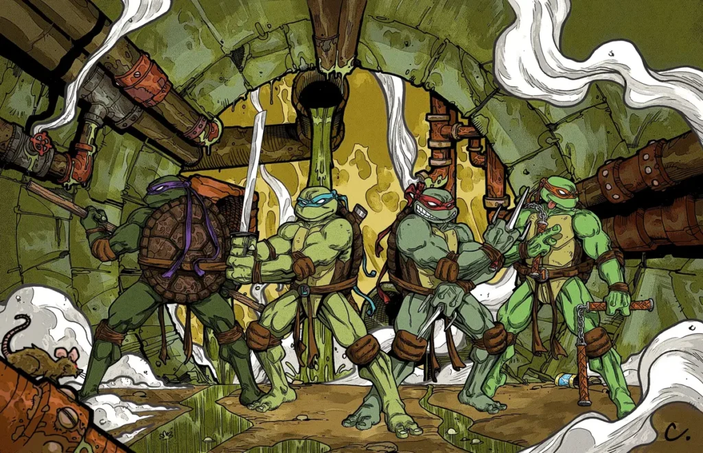 آشنایی با لاک‌پشت‌های نینجا - ۴ برادر قهرمان - ویجیاتو