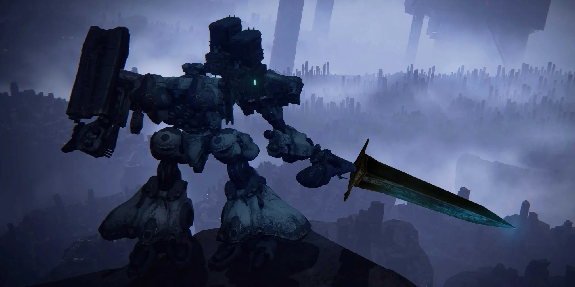 شمشیر نمادین فرام سافتور در Armored Core 6 نیز حضور دارد
