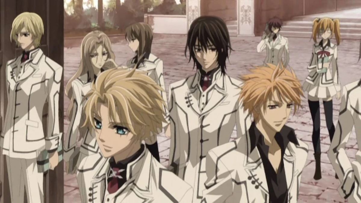 تصویری از انیمه عاشقانه Vampire Knight