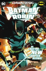 کاور شماره‌ی ۱ کمیک Batman and Robin سال ۲۰۲۳ (برای دیدن سایز کامل روی تصویر تپ/کلیک کنید)