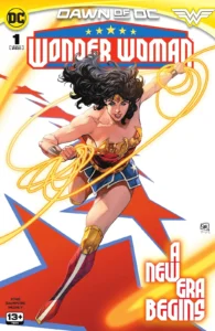کاور شماره‌ی ۱ کمیک Wonder Woman سال ۲۰۲۳ (برای دیدن سایز کامل روی تصویر تپ/کلیک کنید)