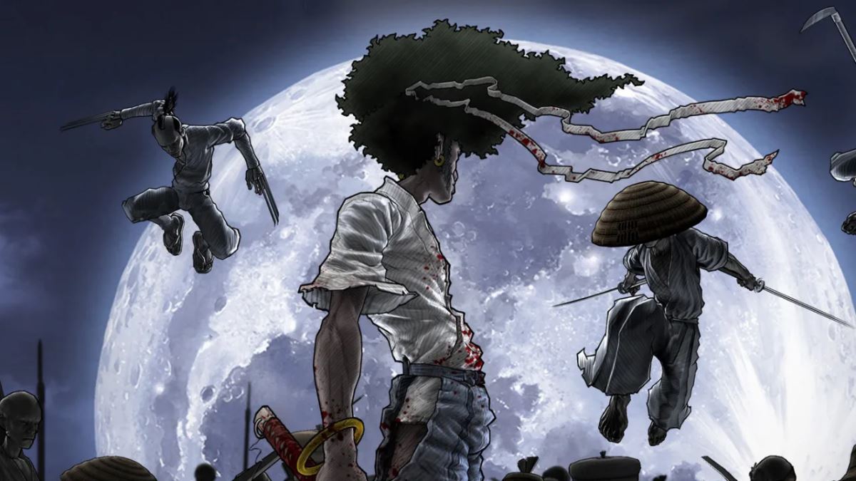 تصویری از انیمه اکشن Afro Samurai