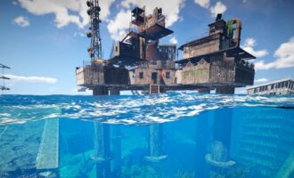 در بازی Sunkenland باید در دنیایی غرق شده دوام بیاورید