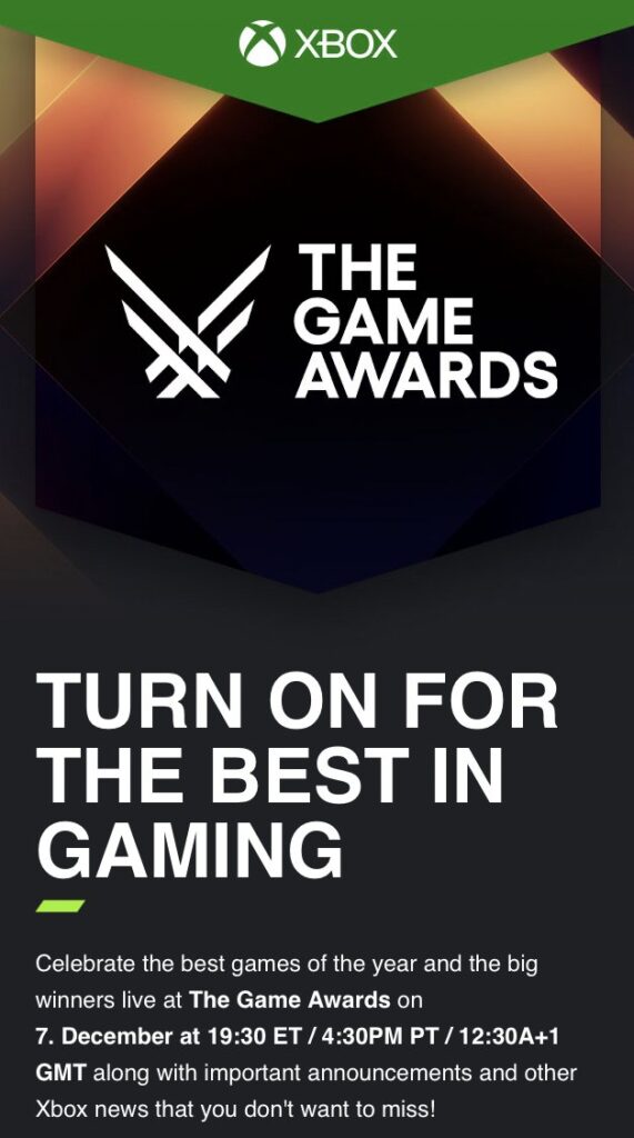 ایکس باکس اعلامیه‌های مهمی در The Game Awards خواهد داشت - ویجیاتو