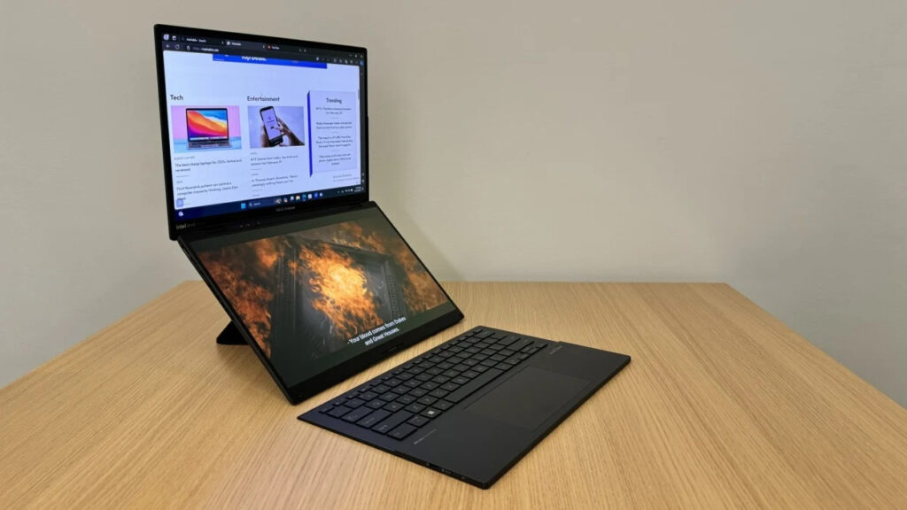 لپ تاپ مخصوص ادیت ایسوس مدل Zenbook Duo