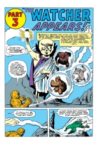 ناظر در شماره‌ی ۱۳ کمیک Fantastic Four (برای دیدن سایز کامل روی تصویر تپ/کلیک کنید)