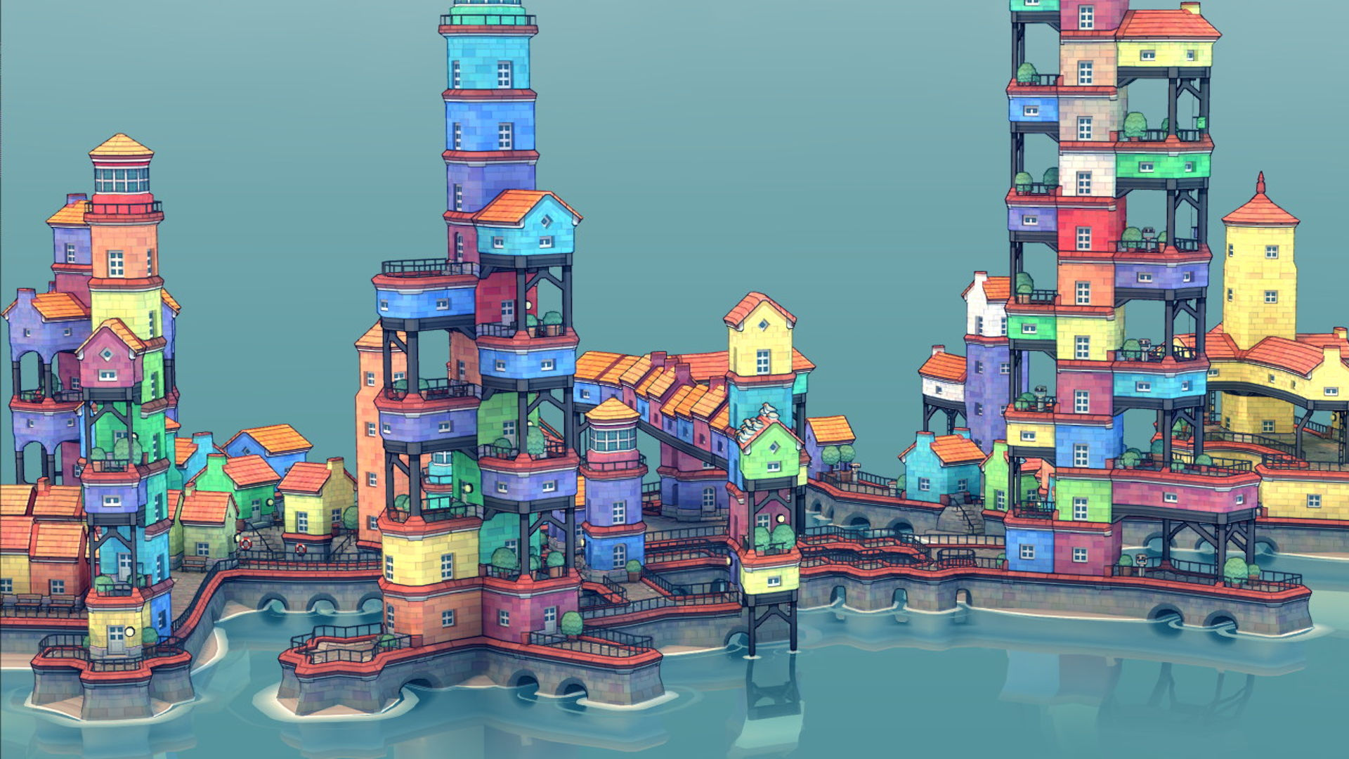 بررسی بازی موبایلی Townscaper – چقدر در شهرسازی مهارت دارید؟