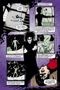 دریم در شماره‌ی ۲۵ کمیک The Sandman در خلال ماجرای Dead Boy Detectives (برای دیدن سایز کامل روی تصویر تپ/کلیک کنید)
