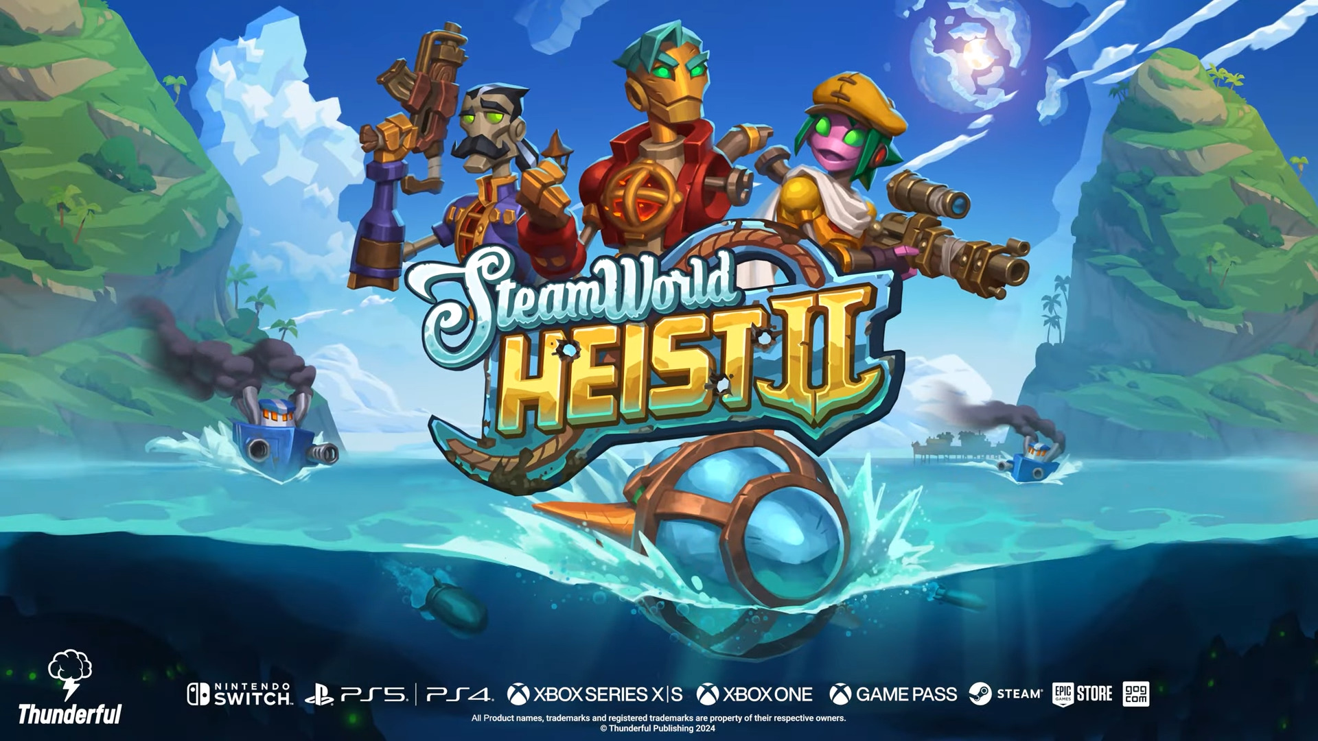بازی SteamWorld Heist 2 معرفی شد
