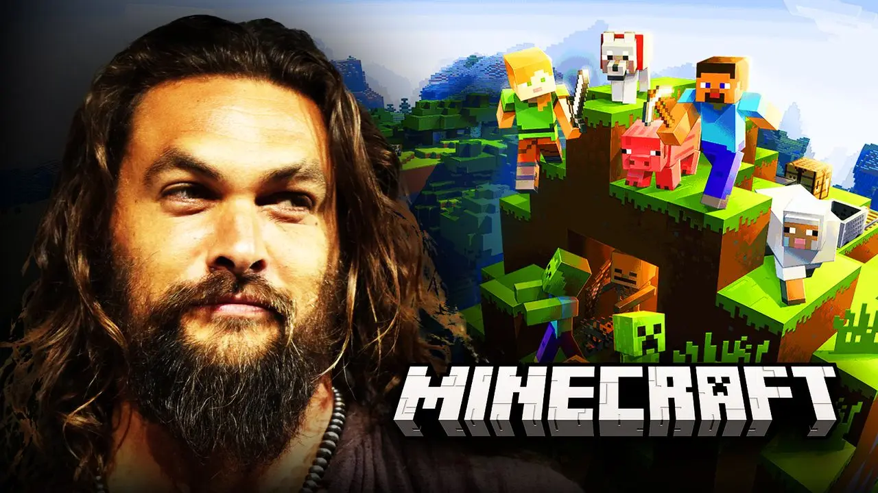 جیسون موموآ و جک بلک پایان فیلم‌برداری لایو اکشن Minecraft را جشن گرفتند
