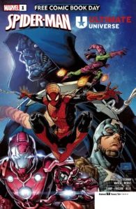 کاور کمیک Ultimate Universe - Spider-Man (برای دیدن سایز کامل روی تصویر تپ/کلیک کنید)