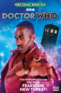 کاور کمیک Doctor Who (برای دیدن سایز کامل روی تصویر تپ/کلیک کنید)